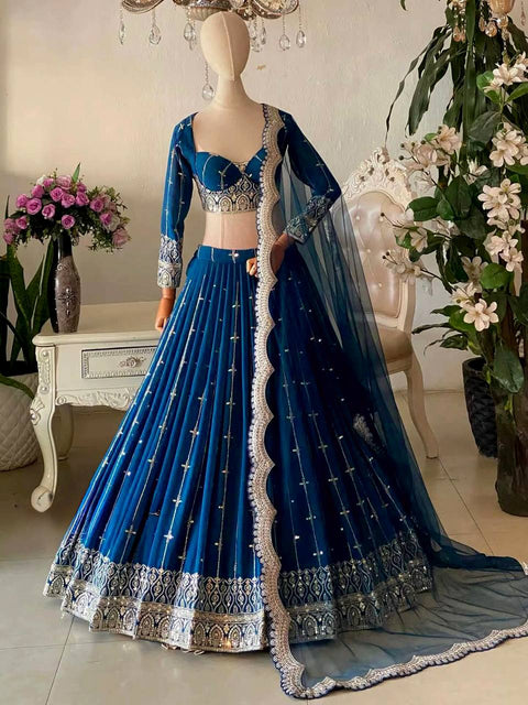Designer Lehenga Choli Set for Women – Heavy Boutique Wedding Wear