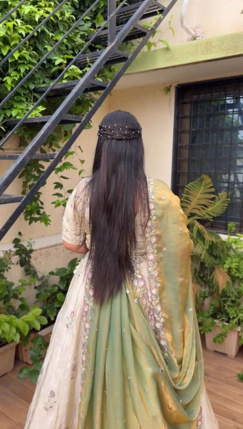 Chinon Lehenga Choli Set for Women – Festival & Party Wear