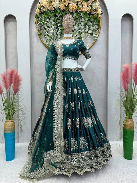 Heavy Boutique Lehenga Choli With Thread And Sequence Work