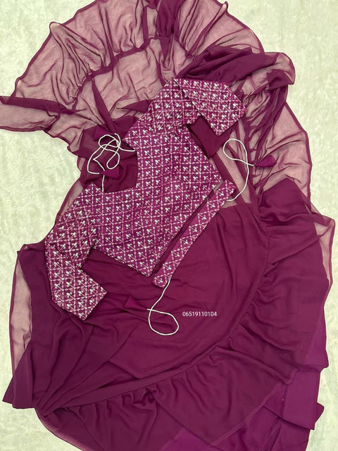 Designer Party Wear Lehenga Saree – Perfect for Special Occasions