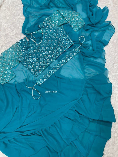 Designer Party Wear Lehenga Saree – Perfect for Special Occasions