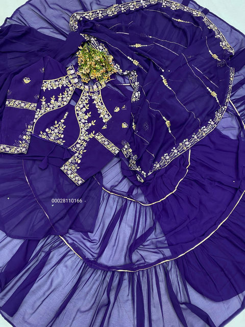 Elegant Party Wear Lehenga Saree – Latest Launch