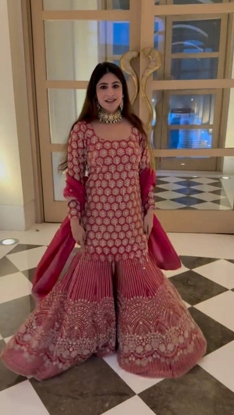 Top Sharara Set for Women – 3 Piece Party & Festive Wear