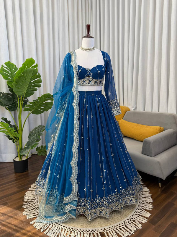 Designer Lehenga Choli Set for Women – Heavy Boutique Wedding Wear