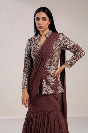 ✨New Super Trending Party Wear Jacket Lehenga With Dupatta ✨