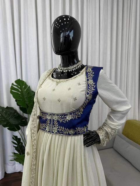 Anarkali Pant Koti Set for Women – 4 Piece Party & Festive Wear