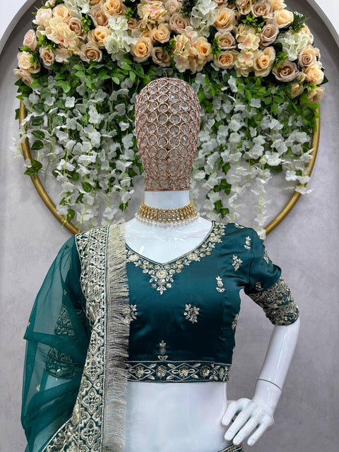 Heavy Boutique Lehenga Choli With Thread And Sequence Work