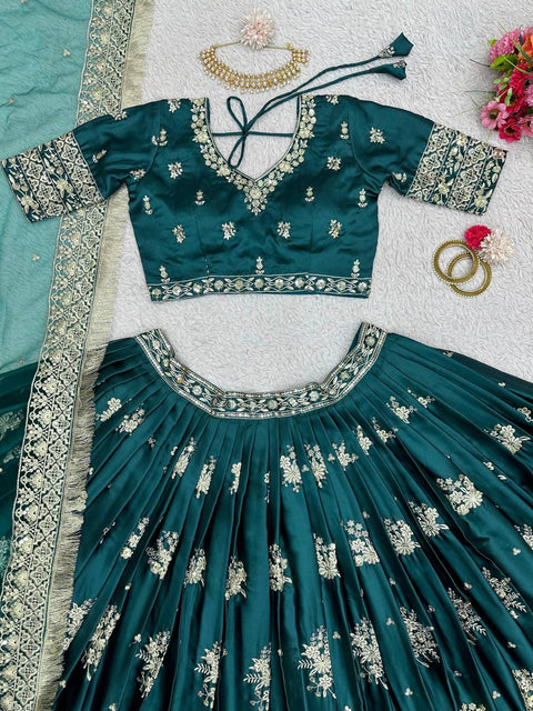 Heavy Boutique Lehenga Choli With Thread And Sequence Work