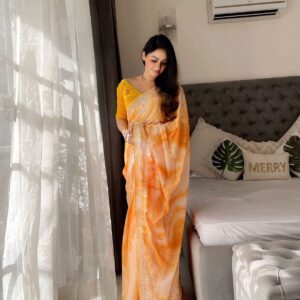 Exclusive Designer Party Wear Saree with Heavy Embroidery
