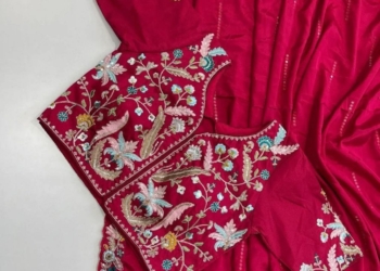 Trending Blooming Rangoli Silk Designer Saree with Embroidery & Sequence Work