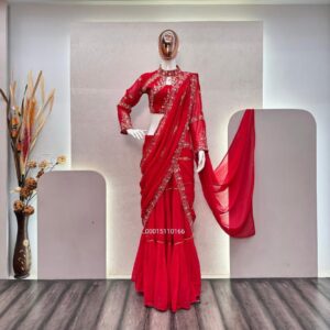 Elegant Party Wear Lehenga Saree – Latest Launch