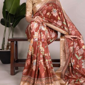 Tussar Silk Saree Collection with Elegant Viscose Border