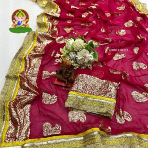 🌟 New Launch – Elegant Soft Viscose Georgette Saree 🌟