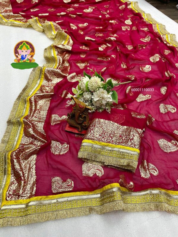 🌟 New Launch – Elegant Soft Viscose Georgette Saree 🌟